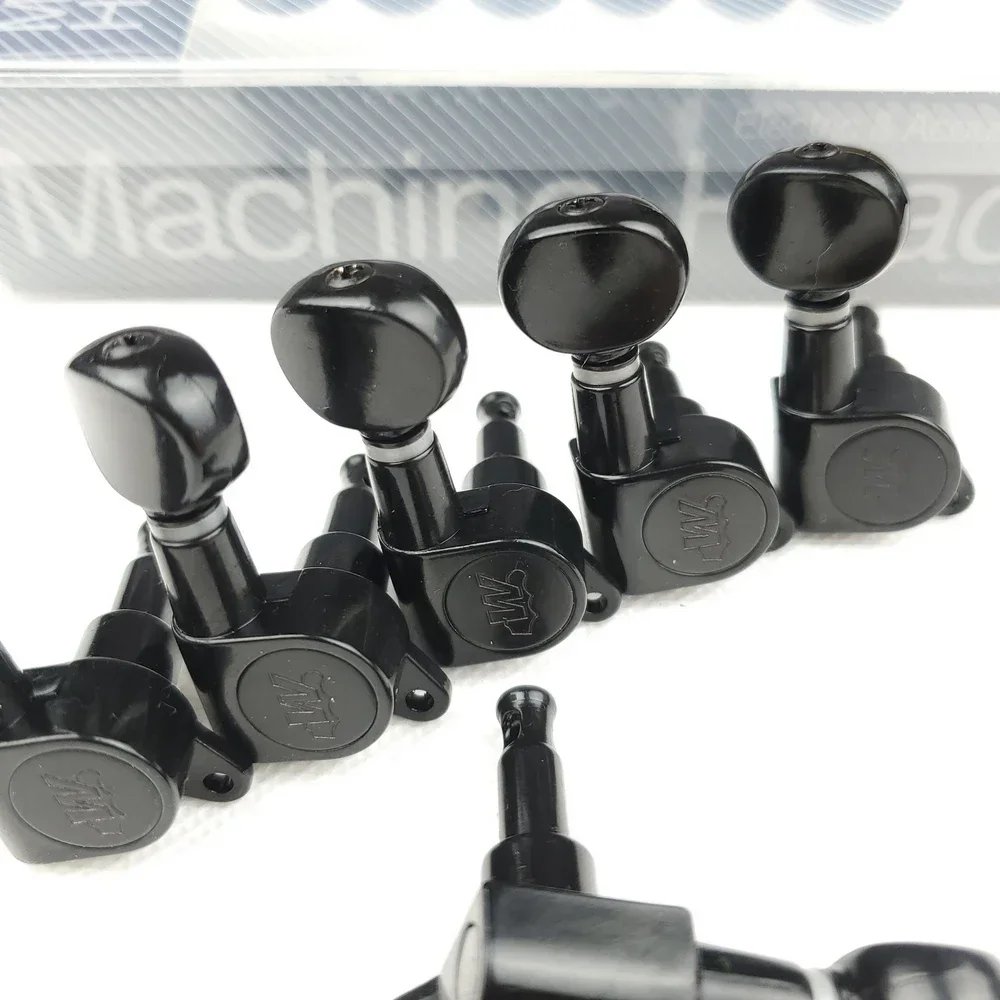 Wilkinson WJN-05 Electric Guitar Machine Heads Tuners Mini Oval Tuner for ST TL Black Tuning Pegs ( With packaging ) Wilkinson WJN-05 Electric Guitar Machine Heads Tuners Mini Oval Tuner for ST TL Black Tuning Pegs ( With packaging )