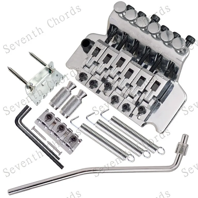 A Set Of Tremolo Double Locking Systyem Pulled Strings Electric Guitar Bridge Accessories Part 3Colors