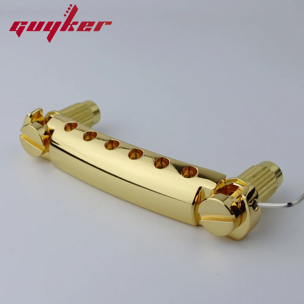 GUYKER Guitar Stop Bar Tailpiece with Anchors And Studs for LP SG Guitars