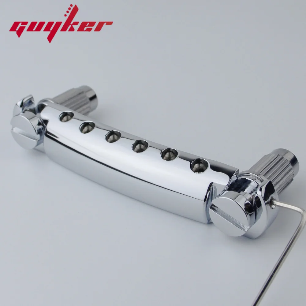 GUYKER Guitar Stop Bar Tailpiece with Anchors And Studs for LP SG Guitars