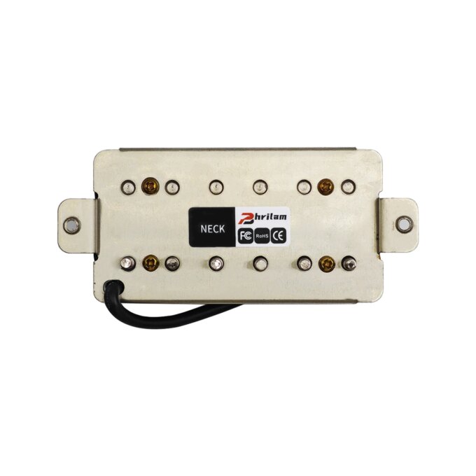 Phrilam Pro HH High output Alnico5 6 non &6 adjustable Humbucker Neck/50mm7.6K  Bridge/52mm Pickups8.8/16.5K for Electric Guitar - Image 2