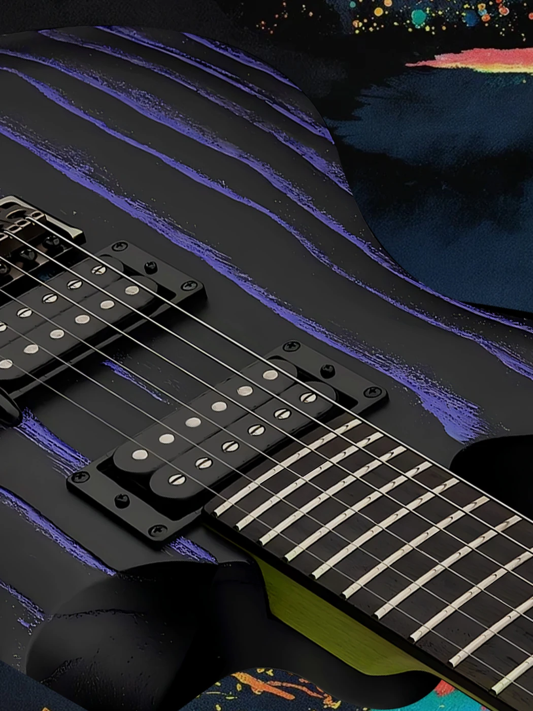 Phrilam Pro HH High output Alnico5 6 non &6 adjustable Humbucker Neck/50mm7.6K  Bridge/52mm Pickups8.8/16.5K for Electric Guitar