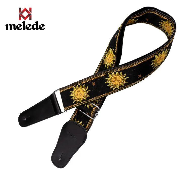 New High Quality Cotton Guitar Strap Acoustic Guitar Strap Electric Bass Guitar Strap Adjustable Length Widen 6.2 Cm