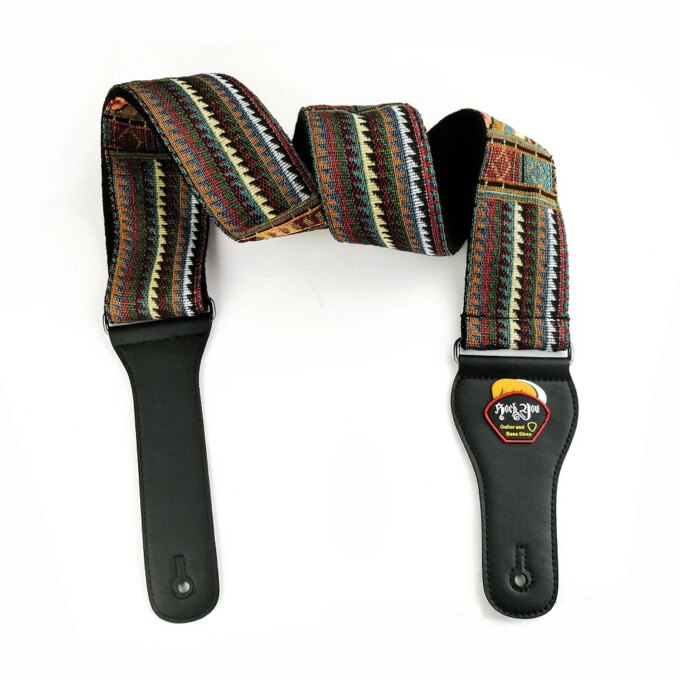 New High Quality Cotton Guitar Strap Acoustic Guitar Strap Electric Bass Guitar Strap Adjustable Length Widen 6.2 Cm - Image 5