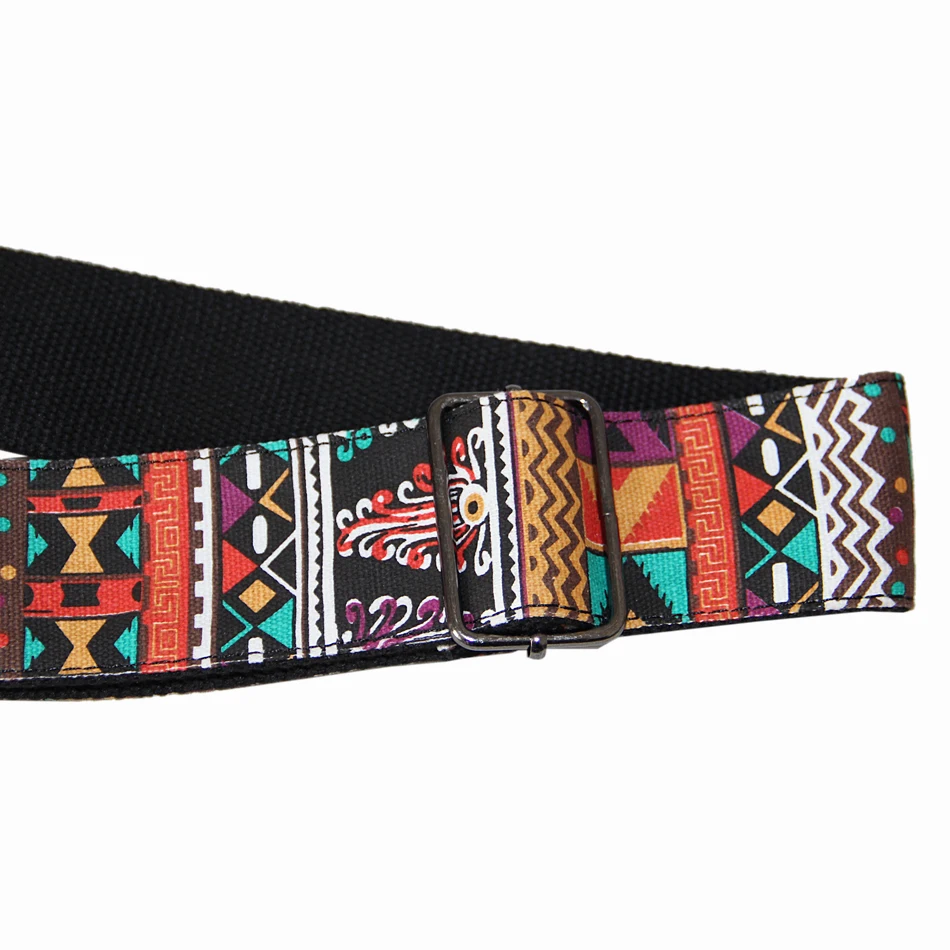 New High Quality Cotton Guitar Strap Acoustic Guitar Strap Electric Bass Guitar Strap Adjustable Length Widen 6.2 Cm