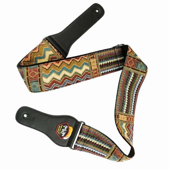 New High Quality Cotton Guitar Strap Acoustic Guitar Strap Electric Bass Guitar Strap Adjustable Length Widen 6.2 Cm - Image 2