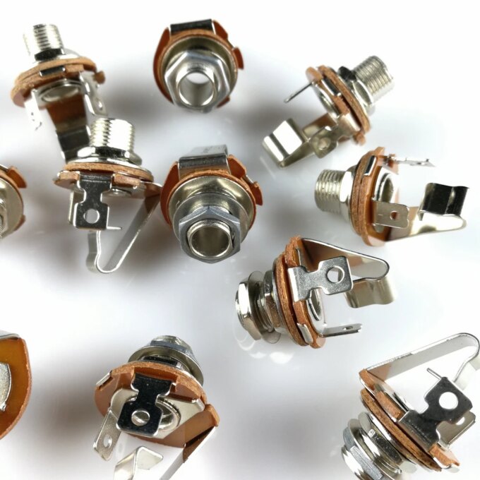 1 Piece Epiphone Genuine 6.35mm Female mono Jack For EPI Electric Guitar Bass - Image 4