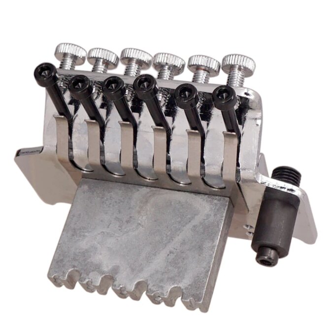 6 String Double Roll Tailpiece Saddle Tremolo Bridge System for Electric Guitar Replacement - Image 4