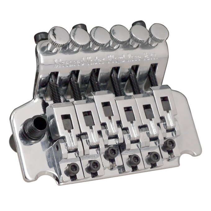 6 String Double Roll Tailpiece Saddle Tremolo Bridge System for Electric Guitar Replacement - Image 5