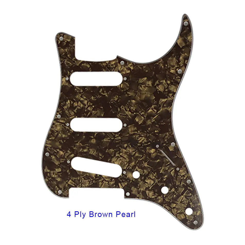 Pleroo Custom Guitar Pickguard - For USA / Mexico Fd Standard Strat 72' 11 Screw Hole St Scratch Plate Multi color Choice Pleroo Custom Guitar Pickguard - For USA / Mexico Fd Standard Strat 72' 11 Screw Hole St Scratch Plate Multi color Choice