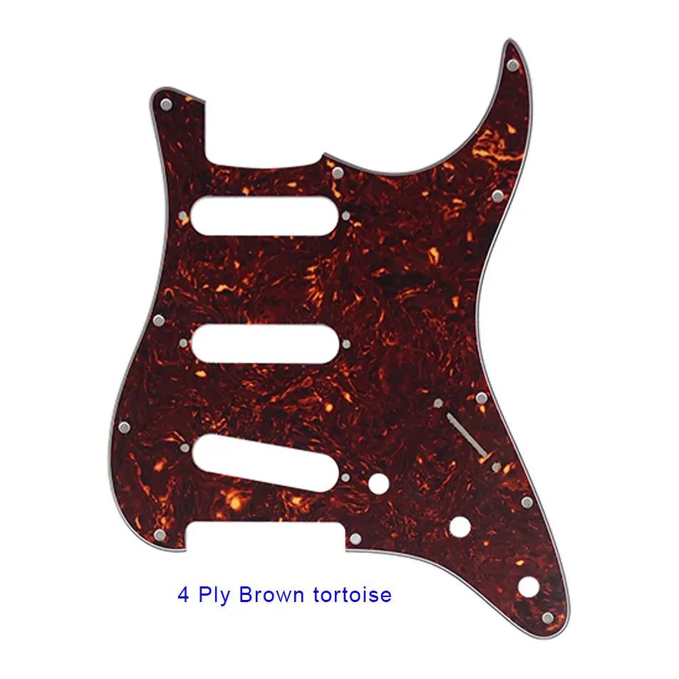 Pleroo Custom Guitar Pickguard - For USA / Mexico Fd Standard Strat 72' 11 Screw Hole St Scratch Plate Multi color Choice Pleroo Custom Guitar Pickguard - For USA / Mexico Fd Standard Strat 72' 11 Screw Hole St Scratch Plate Multi color Choice