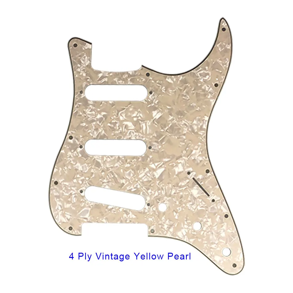 Pleroo Custom Guitar Pickguard - For USA / Mexico Fd Standard Strat 72' 11 Screw Hole St Scratch Plate Multi color Choice Pleroo Custom Guitar Pickguard - For USA / Mexico Fd Standard Strat 72' 11 Screw Hole St Scratch Plate Multi color Choice