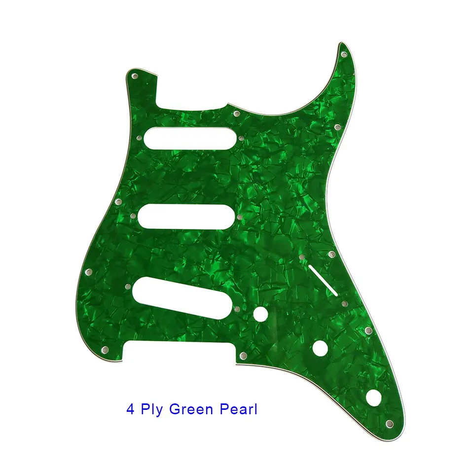 Pleroo Custom Guitar Pickguard - For USA / Mexico Fd Standard Strat 72' 11 Screw Hole St Scratch Plate Multi color Choice Pleroo Custom Guitar Pickguard - For USA / Mexico Fd Standard Strat 72' 11 Screw Hole St Scratch Plate Multi color Choice