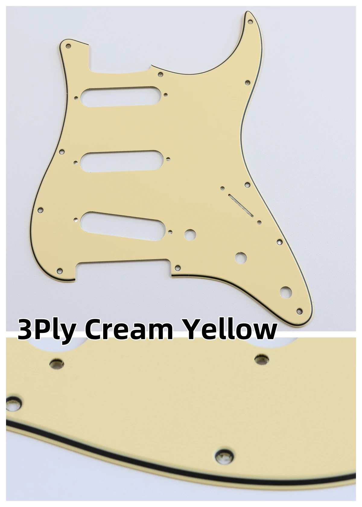 3Ply Cream Yellow