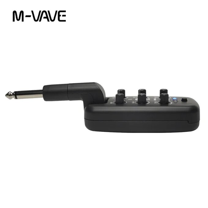 M-VAVE MINI-X Headphone Amplifier Guitar Bass Effects Portable Rechargeable Plug-In Amp Built-in 9 Different Amplifier Tones - Image 5