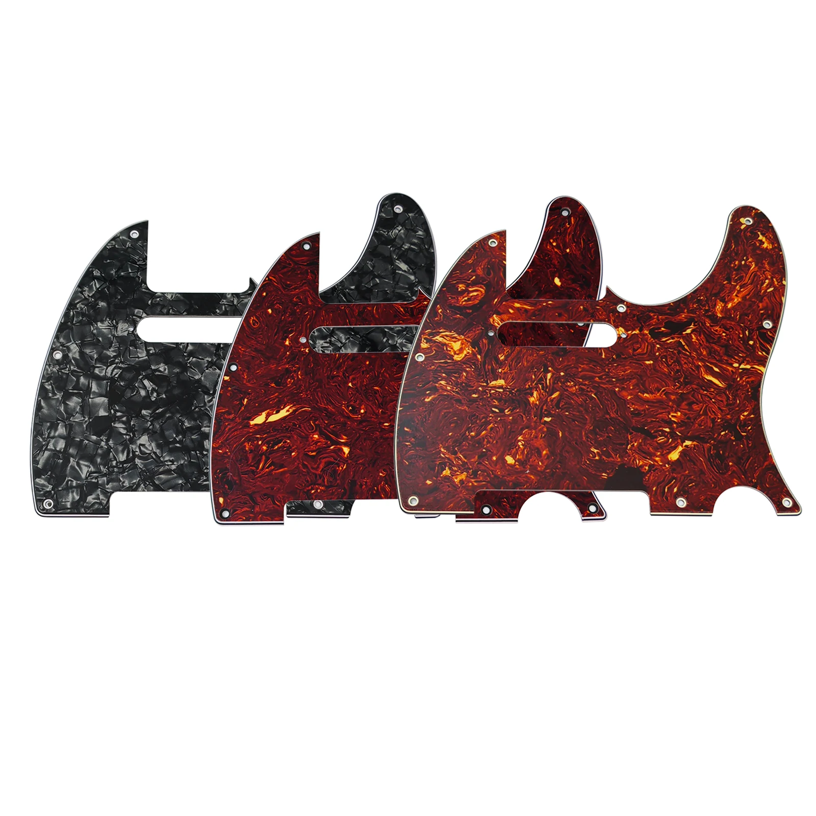 PHRILAM 8 Hole TL electric guitar guard,Fits American/Mexican Standard,Includes Mounting Screws  Enhance Guitar Tone&Protection