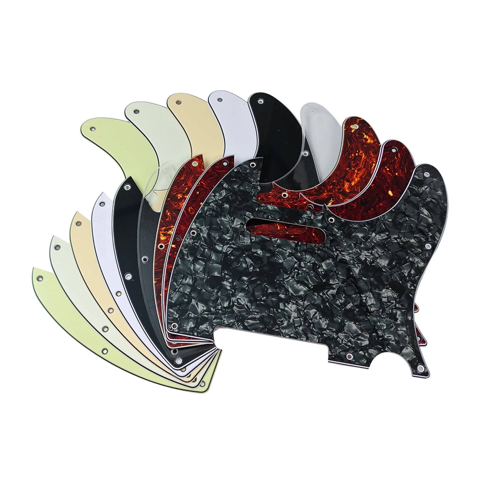 PHRILAM 8 Hole TL electric guitar guard,Fits American/Mexican Standard,Includes Mounting Screws  Enhance Guitar Tone&Protection