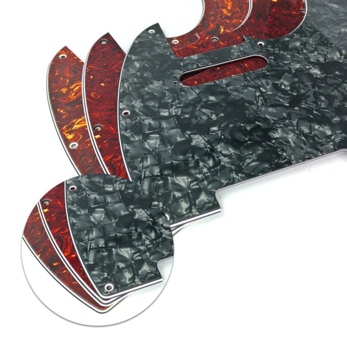PHRILAM 8 Hole TL electric guitar guard,Fits American/Mexican Standard,Includes Mounting Screws  Enhance Guitar Tone&Protection - Image 2