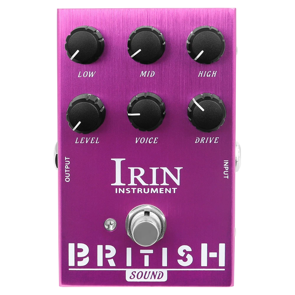 IRIN Guitar Effect Pedal Overdrive Distortion Speakers Analog Classic British Rock Effect Electric Bass Guitar Pedal True Bypass IRIN Guitar Effect Pedal Overdrive Distortion Speakers Analog Classic British Rock Effect Electric Bass Guitar Pedal True Bypass