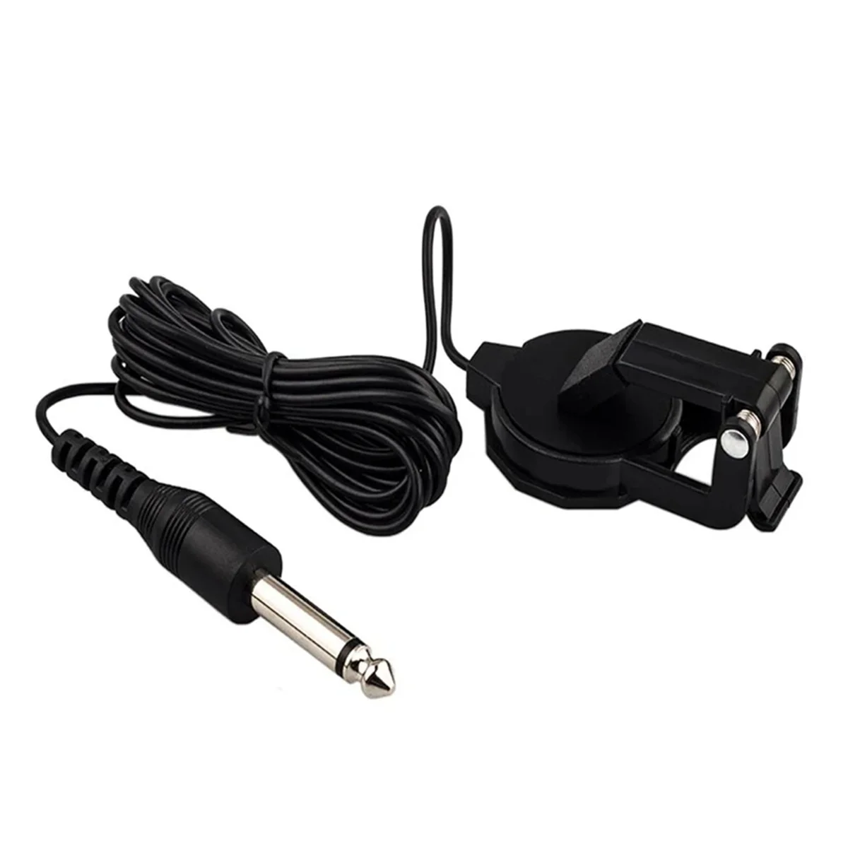 Audio Jack Clip On Pickup for Acoustic GuitarMandolinBouzoukiViolinBanjoUkulele Length 2.5 M Sound Pickup Transducer