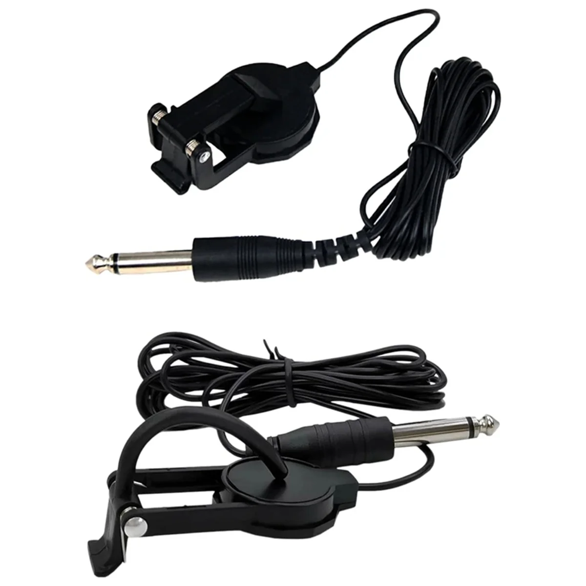 Audio Jack Clip On Pickup for Acoustic GuitarMandolinBouzoukiViolinBanjoUkulele Length 2.5 M Sound Pickup Transducer